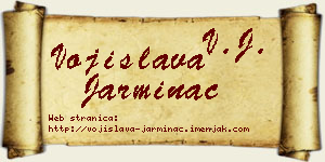 Vojislava Jarminac vizit kartica